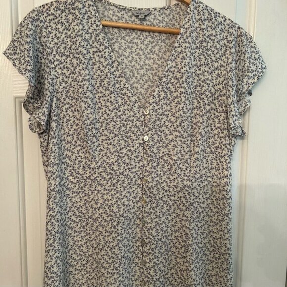 Rails Helena Blue Garden Floral Dress Size‎ M - Picture 1 of 10